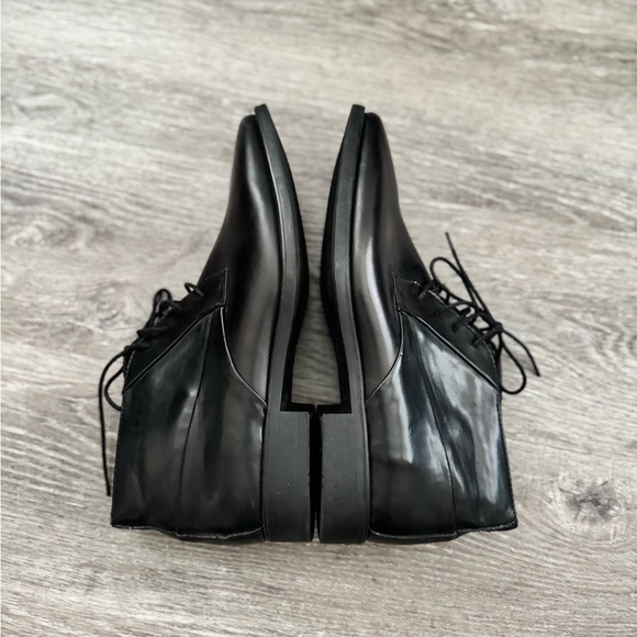 Men\'s Black Leather Calvin Klein Lace-Up Chukka Boots main image 6